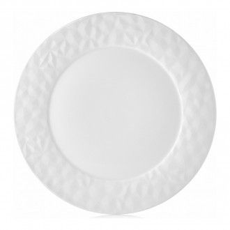 Тарелка десертная Walmer Crystal, 22 см, цвет белый