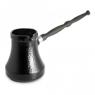 Турка керамическая для кофе Ceraflame Hammered, 0.65 л, цвет черный