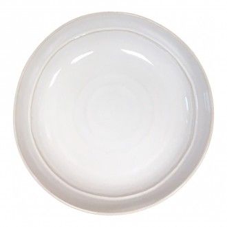 Тарелка глубокая Ceramiche Noi White Seafoam, 23 см, цвет белый