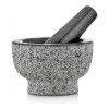 Ступка с пестиком из натурального камня Walmer Granite, 13 см, цвет серый изображение №0